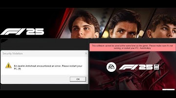 Fix F1 25 EA Javelin AntiCheat Error/EA Javelin AntiCheat Encountered Error/Security Violation Error