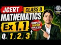 Class 8 Maths Ex 1.1 Q1,2,3 🔥 | 100% Easy Method | JCERT Jharkhand Board
