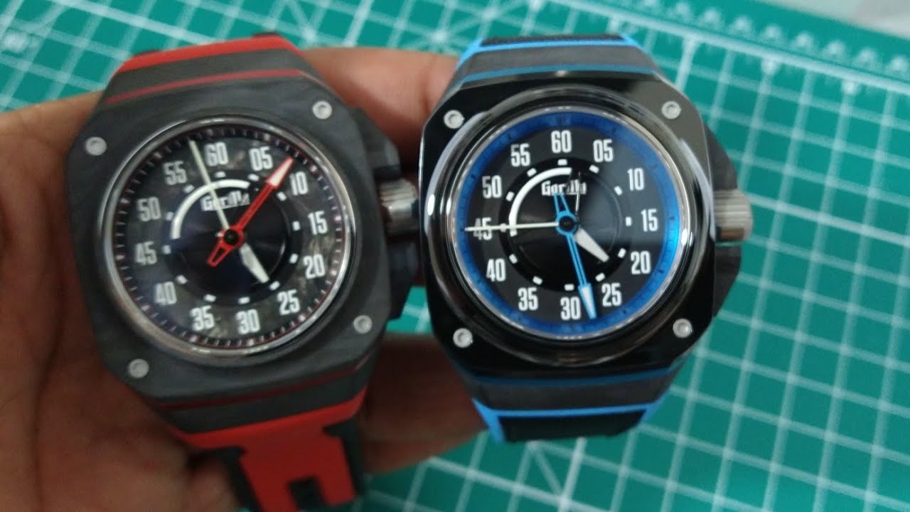 美品・希少ゴリラ Fastback FBY11.0.056 自動巻き ブルー Gorilla