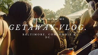 VLOG | Travel With Me | Howard Homecoming | Being a foodie, haunted trails, getting out of NY!