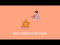i hope you don&#39;t forget to be happy 🌻 chill music mix