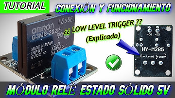 Módulo Relé Estado Sólido 5v // Conexión y Funcionamiento