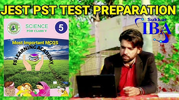 JST PST Sindh Teaching Jobs Test Preparation 2021 Class 5 Lecture 1 Science Part 1 Mcqs by FS
