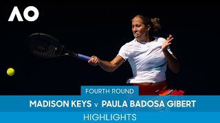 Madison Keys v Paula Badosa Gibert Highlights (4R) | Australian Open 2022