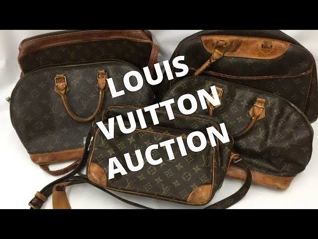 Sold at Auction: VINTAGE LOUIS VUITTON MONOGRAM SAUMUR 35 & 30