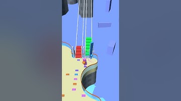 Bridge Race level 440 walkthrough solution|Gameplay||AloneGamestips|#shorts #BridgeRace #tags#sub