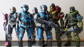 Jazwares Halo Reach Noble Team Collection Video