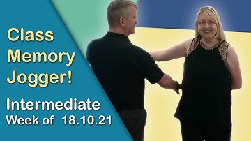 Modern Jive 𝗜𝗻𝘁𝗲𝗿𝗺𝗲𝗱𝗶𝗮𝘁𝗲 Class - Re-cap of Intermediate Modern Jive Moves, w/c 18th Oct 21