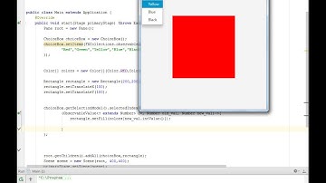JavaFX. Tutorial 11. ChoiceBox. (Урок 11. Кнопка с выбором) rus.