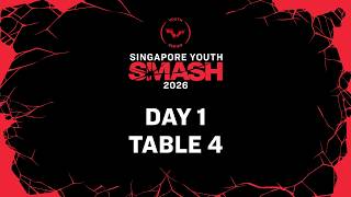 LIVE! | T4 | Day 1 | Singapore Youth Smash 2026 Presented by Resorts World Sentosa
