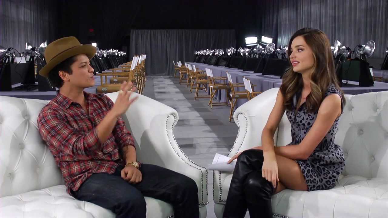 Backstage Banter: Miranda Kerr & Bruno Mars Share Secrets at Victoria's  Secret Fashion Show 2012 - Video Summarizer - Glarity