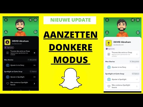 Hoe De Donkere Modus Te Krijgen Op Snapchat (Iphone En Android) | Donkere  Modus Op Snapchat - Youtube
