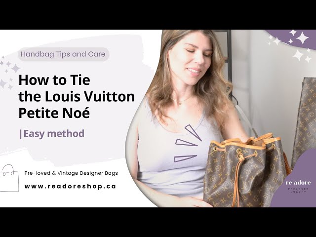 LOUIS VUITTON NOE BUCKET BAG: HOW TO MAINTAIN THE SHAPE & STAY