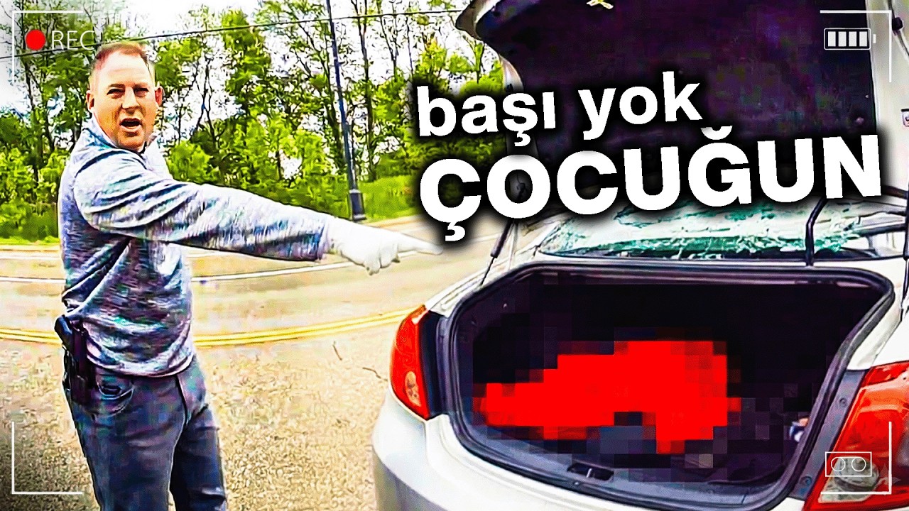 Polis Trafik Durdurmasında Annenin Bagajında Ceset Buldu