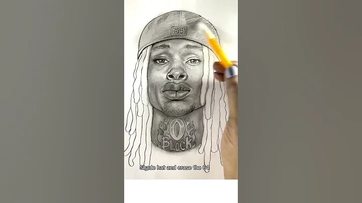 How to Draw King Von in 50 seconds!