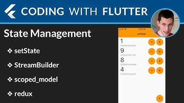 Flutter State Management: setState, StreamBuilder, Scoped Model, Redux