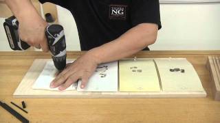 A Really Fast Way To Make Greene and Greene Style Ebony Plugs