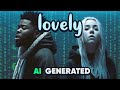 Billie Eilish, Khalid - lovely - But Each Line Is An AI Generated Image