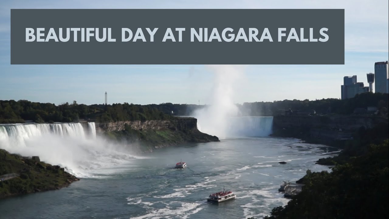 NIAGARA FALLS State Park USA & CANADA Sides | Day Trip To Niagara Falls 🇺🇸🇨🇦