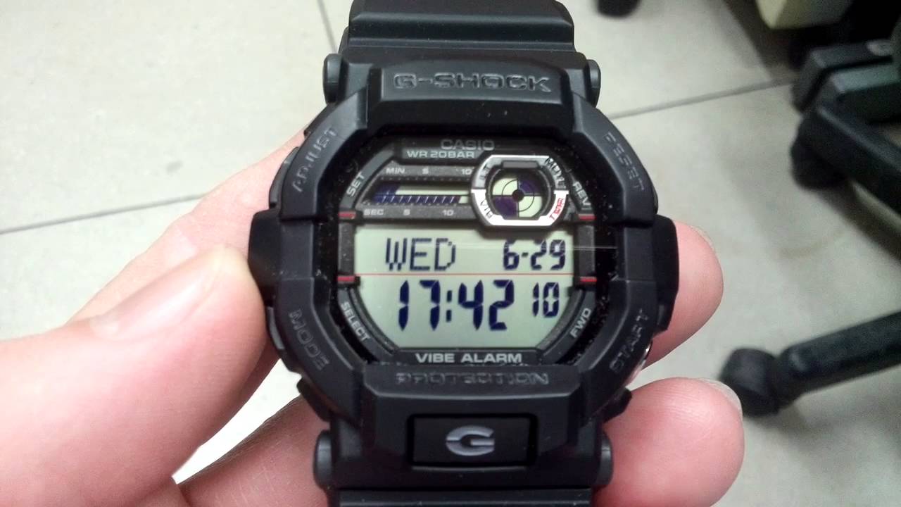 casio g shock vibe alarm