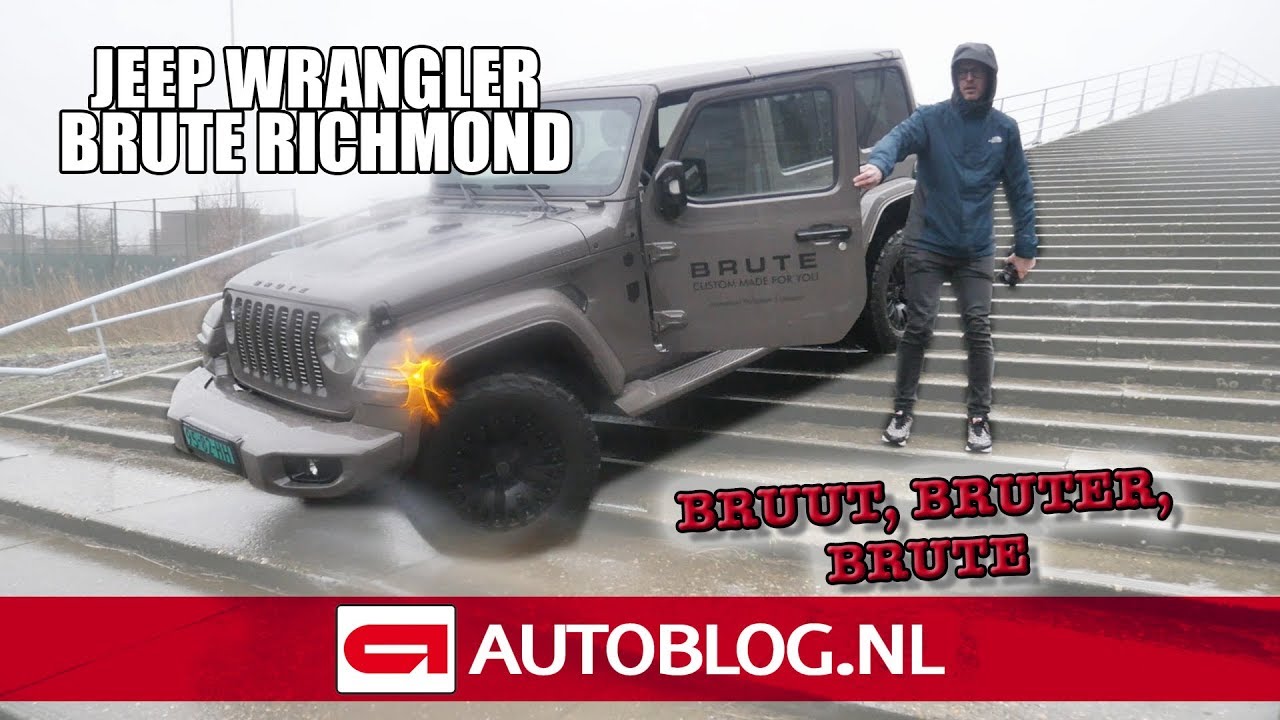 snelheid Mars Verzakking Brute Richmond (Jeep Wrangler) rijtest - YouTube