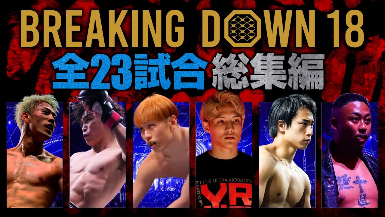 ブレイキングダウン18 総集編【全試合解説つき】
