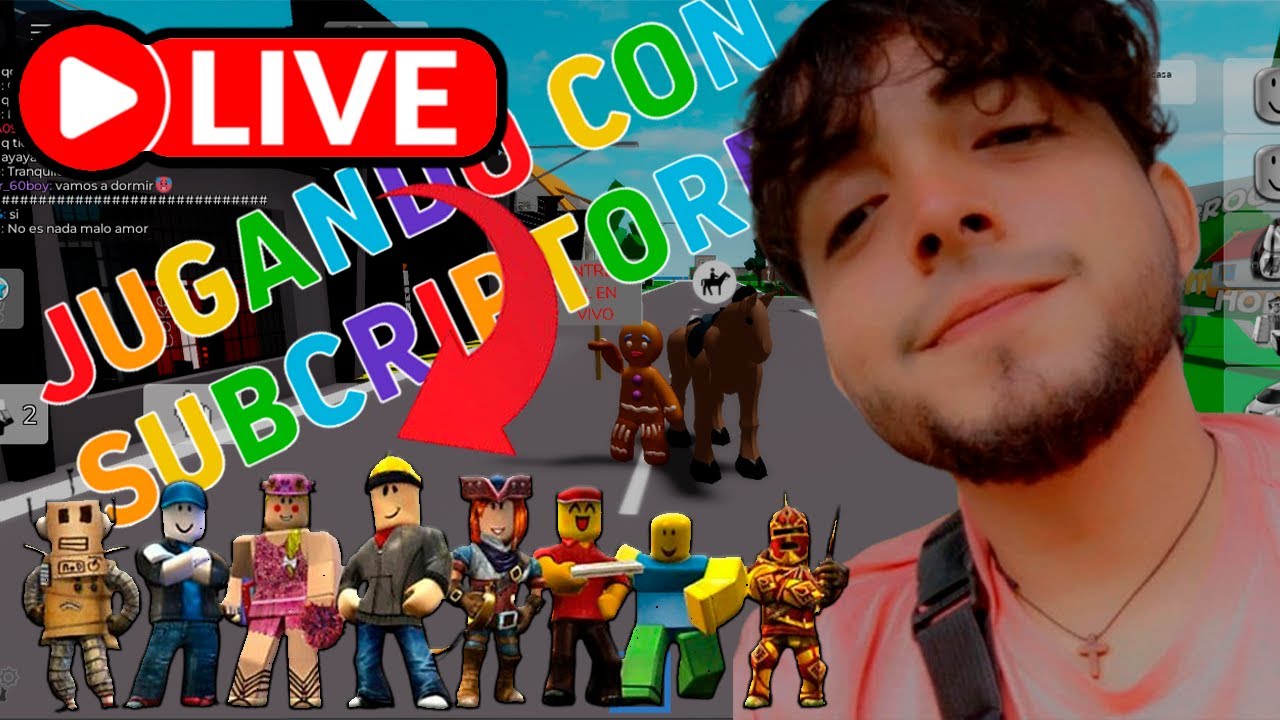 🔴JUGANDO ROBLOX EN VIVO CON SUSCRIPTORES #roblox