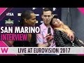 Capture de la vidéo Valentina Monetta And Jimmie Wilson (San Marino) Interview @ Eurovision 2017 | Wiwibloggs