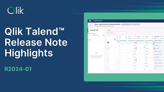 Qlik Talend™ Release Notes Highlights - January 2024
