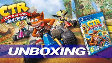 UNBOXING - CRASH TEAM RACING nitro fueled Ps4