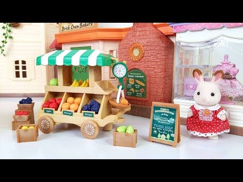 sylvanian families fruit wagon