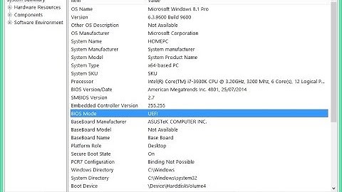 How to Check BIOS or UEFI Firmware Version in Windows 10