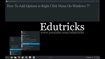 how to add options to right click menu on windows 7