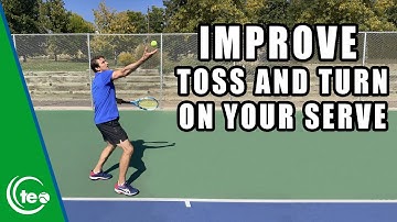 How To Improve Your First Move and Toss On The Serve I TENNIS SERVE