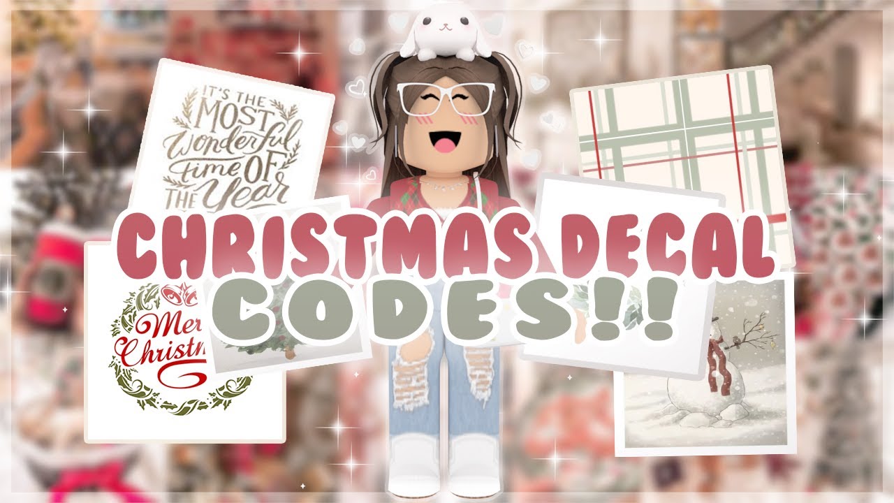 100+ Christmas Decal Codes/IDs For Bloxburg & Royale High