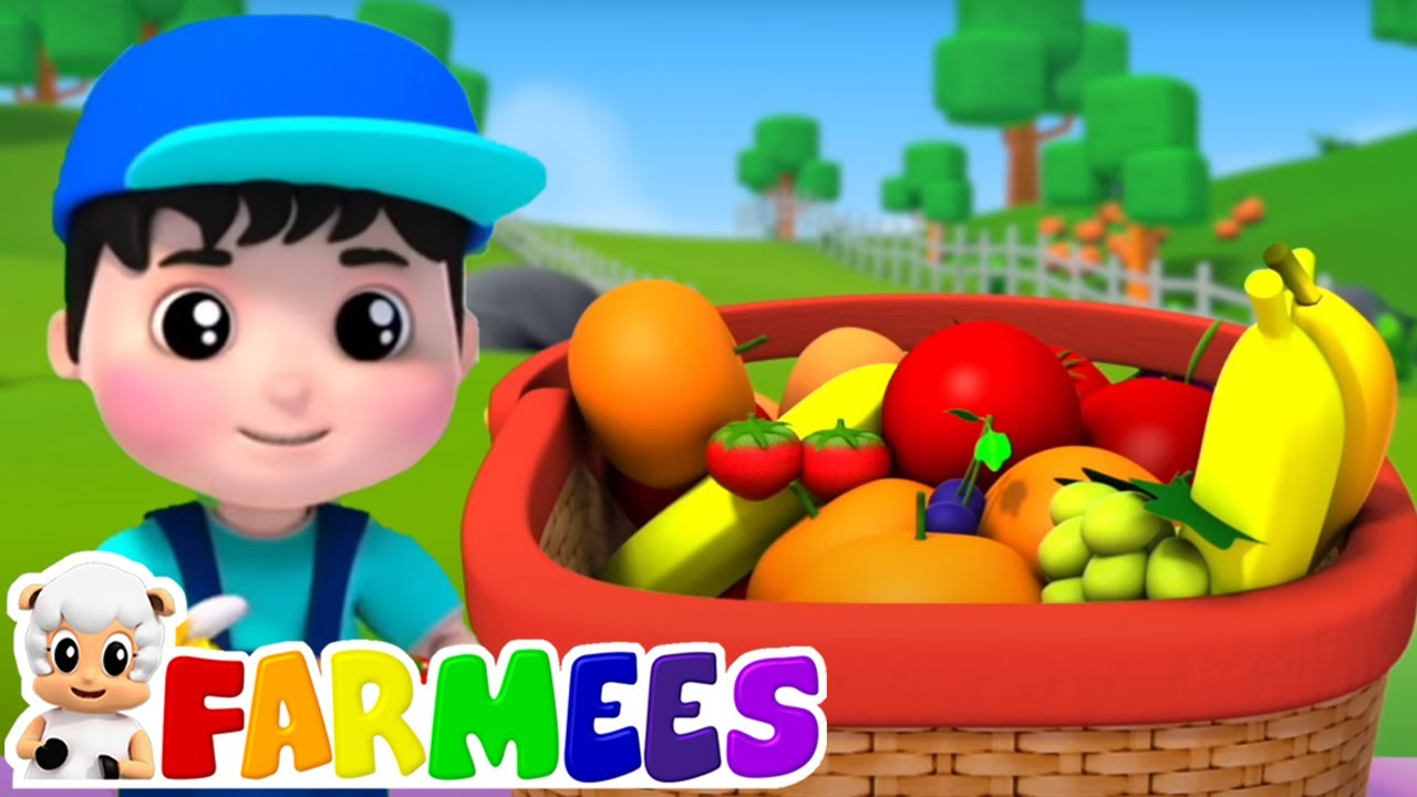 ⁣Mele e banane | Cartoni animati | Musica per bambini | Farmees Italiano | Filastrocche