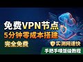 5分钟搭建0成本完全免费VPN节点-手把手喂饭级教程