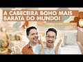 Como fazer cabeceira de cama barata estilo Boho