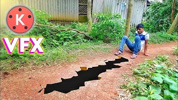 Ground cracking effect in KineMaster | ground cracking green screen Video | best KineMaster VFX