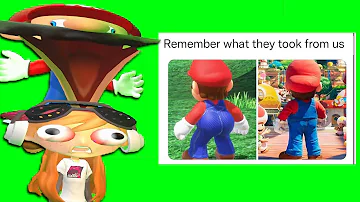 Mario Reacts To Nintendo Memes 11 ft. Meggy
