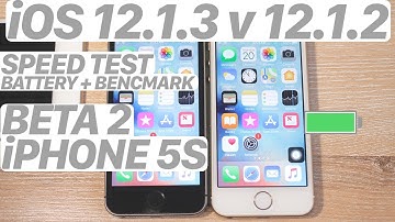 iOS 12.1.3 Beta 2 vs. iOS 12.1.2 SPEED Test + BATTERY + BENCHMARK! (iPHONE 5S)