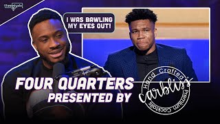 Giannis Antetokounmpo's first MVP speech, video games and more on Four Quarters