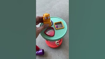 Yellow Owl shape sorter funny sound effect