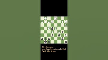 Solve This Tricky Chess Puzzle for Black | Winning Move Revealed!  #andrast