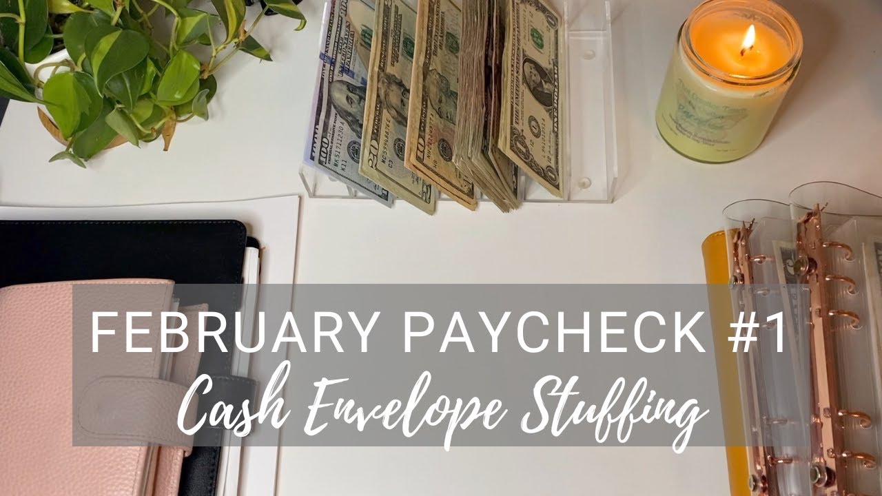 February Cash Envelope Stuffing Sinking Funds Savings Challenges