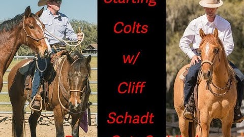 Colt Earns his First Saddle W/Cliff Schadt