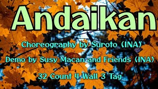 ANDAIKAN |Line Dance |Choreo by Suroto (INA)| September 2023