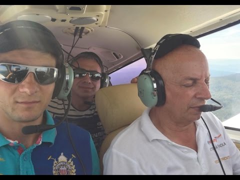 შოთა წურწუმია შვებულება ჩეხეთში,  60 წუთიანი ფრენა  ცენტრალური ჩეხეთის თავზე