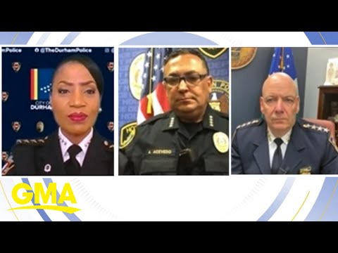 3 of America's top police chiefs react to protests l GMA