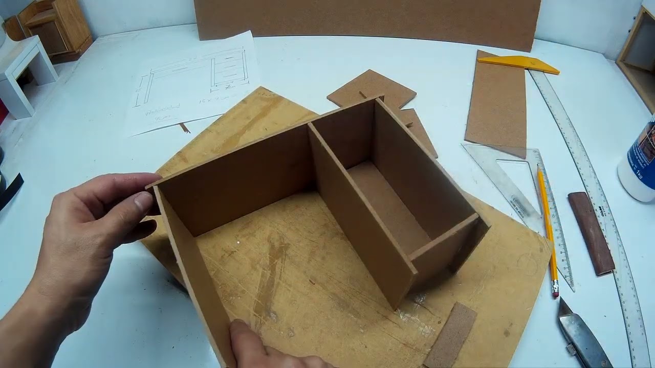 Como hacer muebles de MDF para muñecas, sin usar sierra